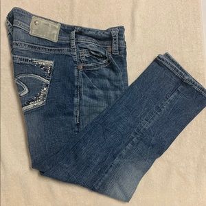 Silver Suki Mid Capri